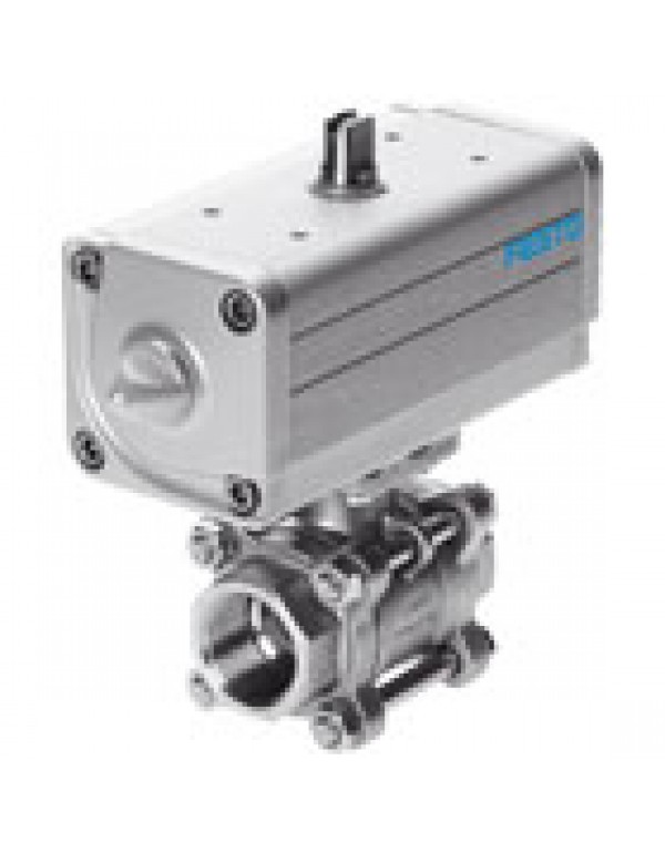 Ball valves and ball valve actuator units VZBA FESTO